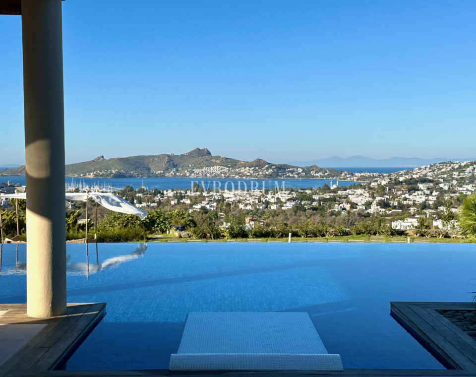 Yalıkavak ve Marina manzaralı olağanüstü özel mülk