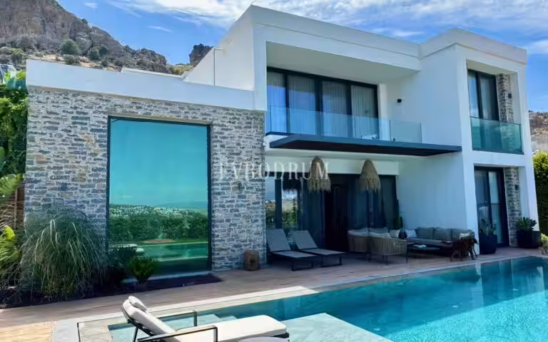 Luzuriöse Villa mit Pool und Meerblick in Gündoğan – Foto 3