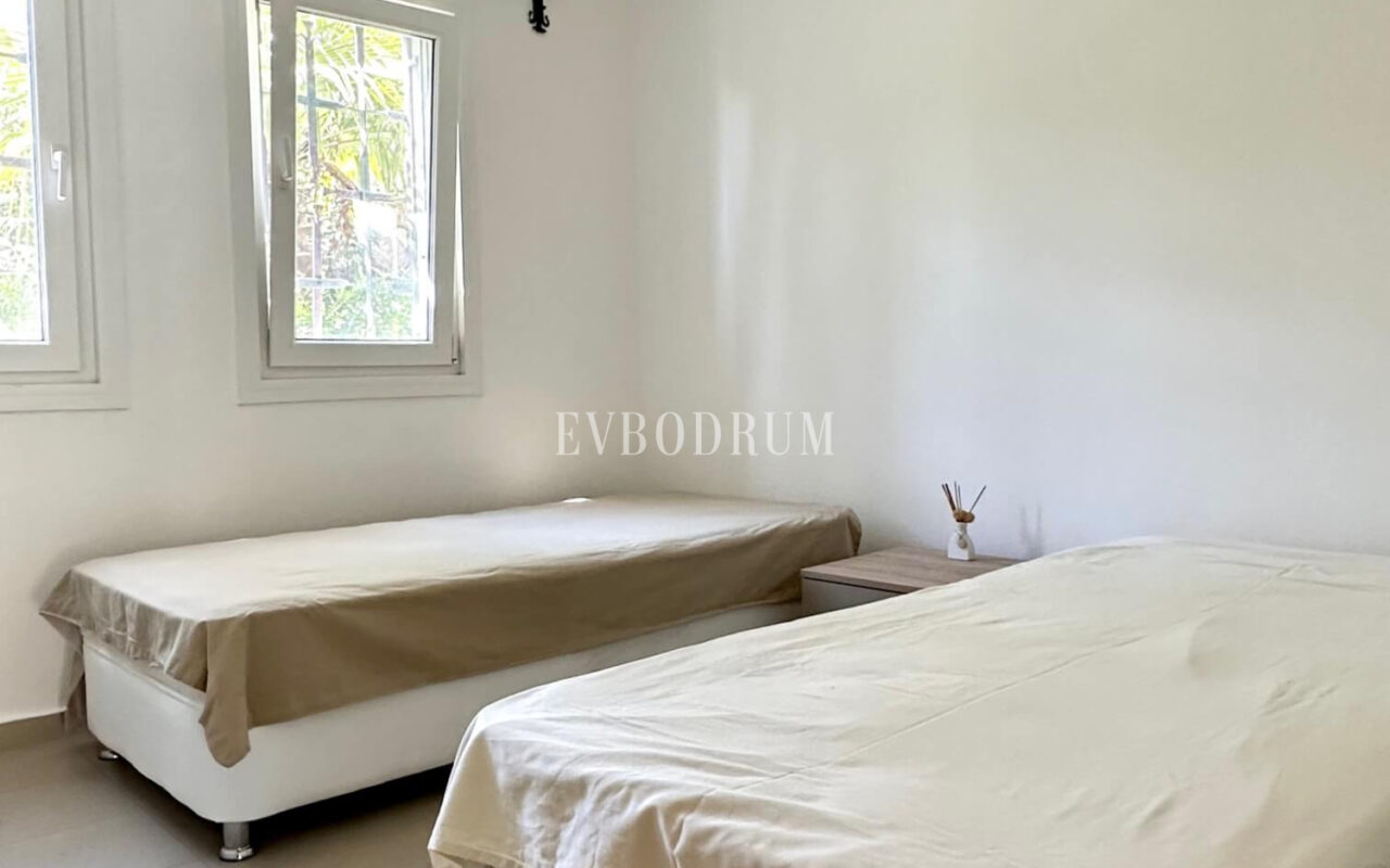 Türkbükü’nde bahçeli daire