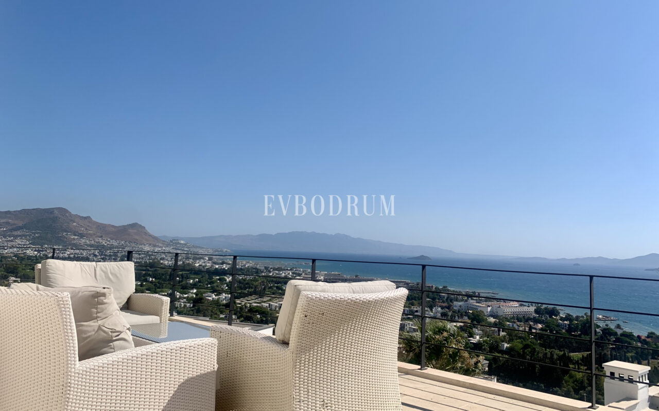 Muhteşem adalar ve deniz manzaralı, havuzlu villa