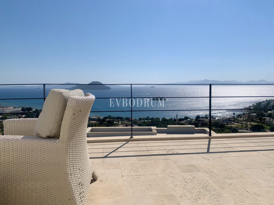 Muhteşem adalar ve deniz manzaralı, havuzlu villa – Görsel 13