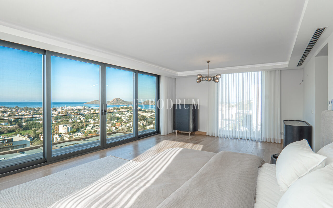 Yalıkavak’ta şehir konsepti:Deniz manzaralı, havuzlu lüks villa