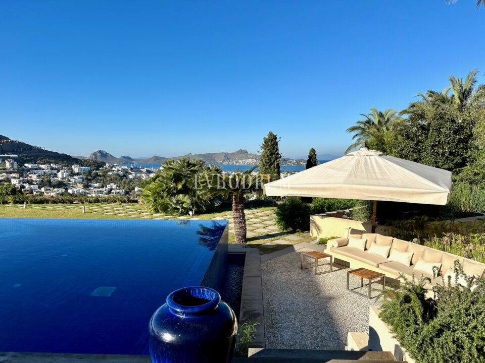 Yalıkavak Körfezi ve Marina Manzaralı Özel Villa – Görsel 19