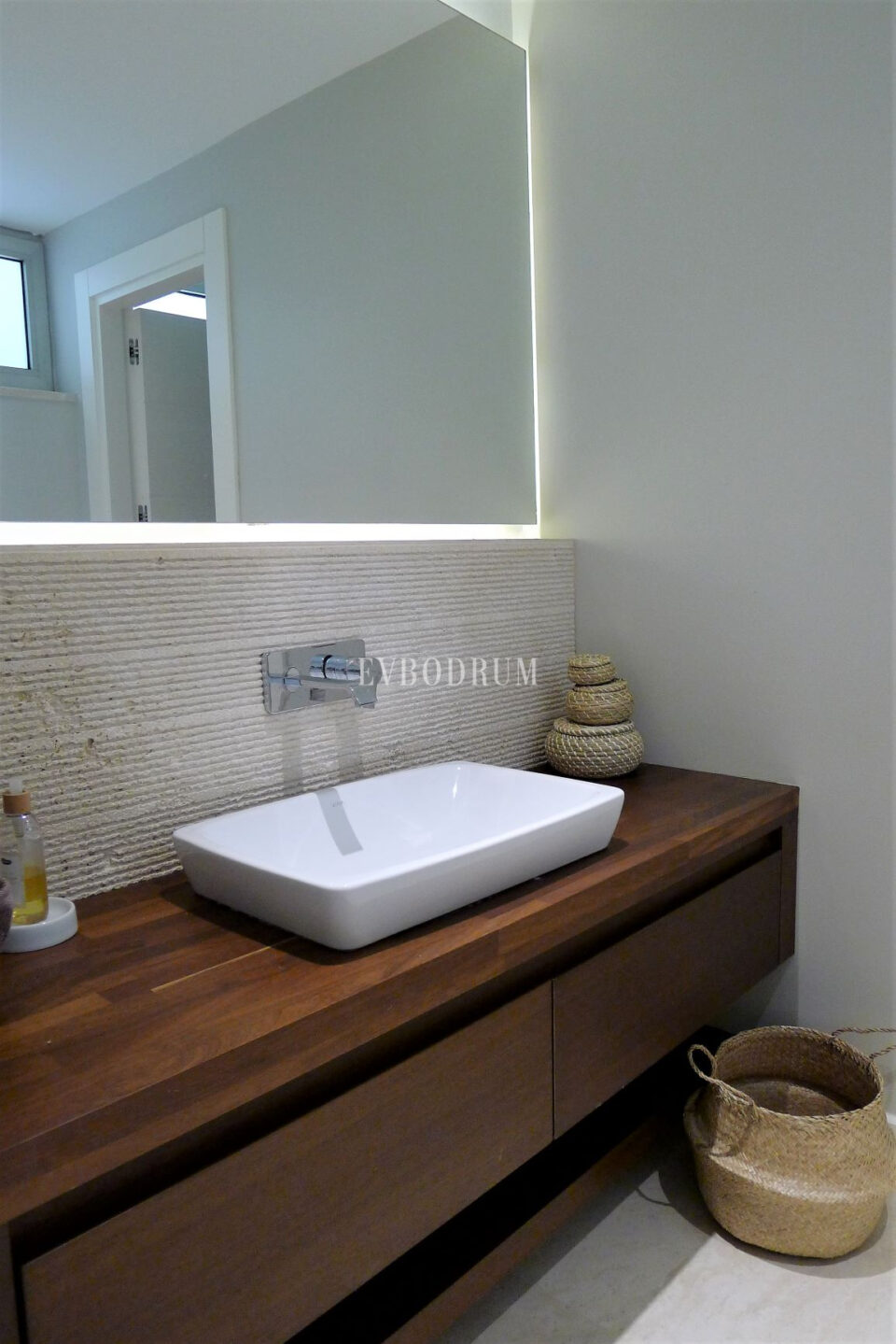 Havuzlu Yeni Villa, Sahile 5 Dakika Yürüme Mesafesinde, Haftalık Kiralık – Görsel 19