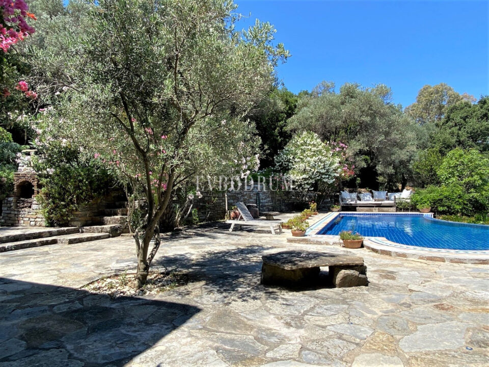 Geniş Bahçeli ve Özel Havuzlu Kiralık Taş Ev – Görsel 3