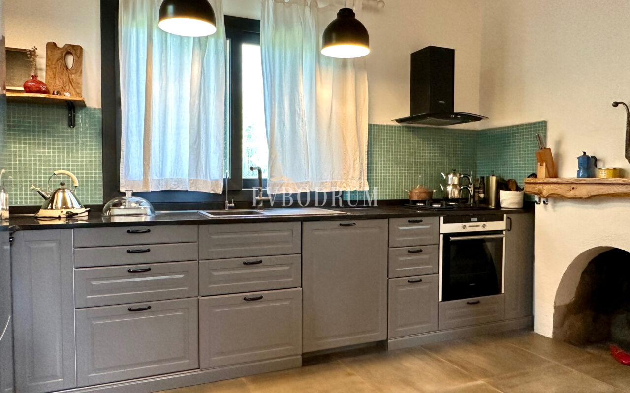 7.970 m2 arazi içinde harika, havuzlu taş ev ve misafirhanesi