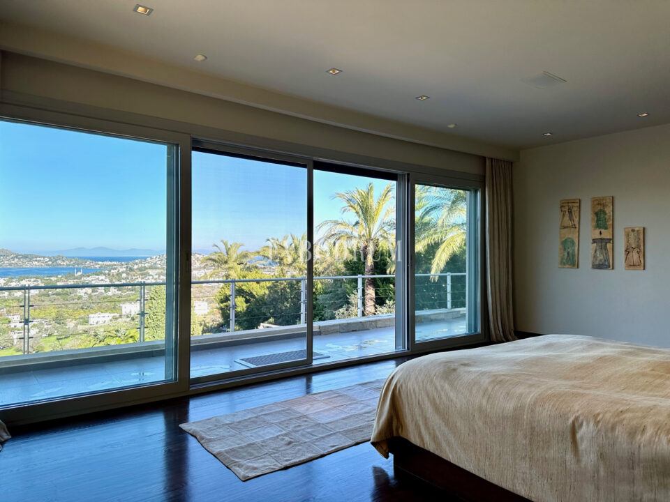 Yalıkavak Körfezi ve Marina Manzaralı Özel Villa – Görsel 15