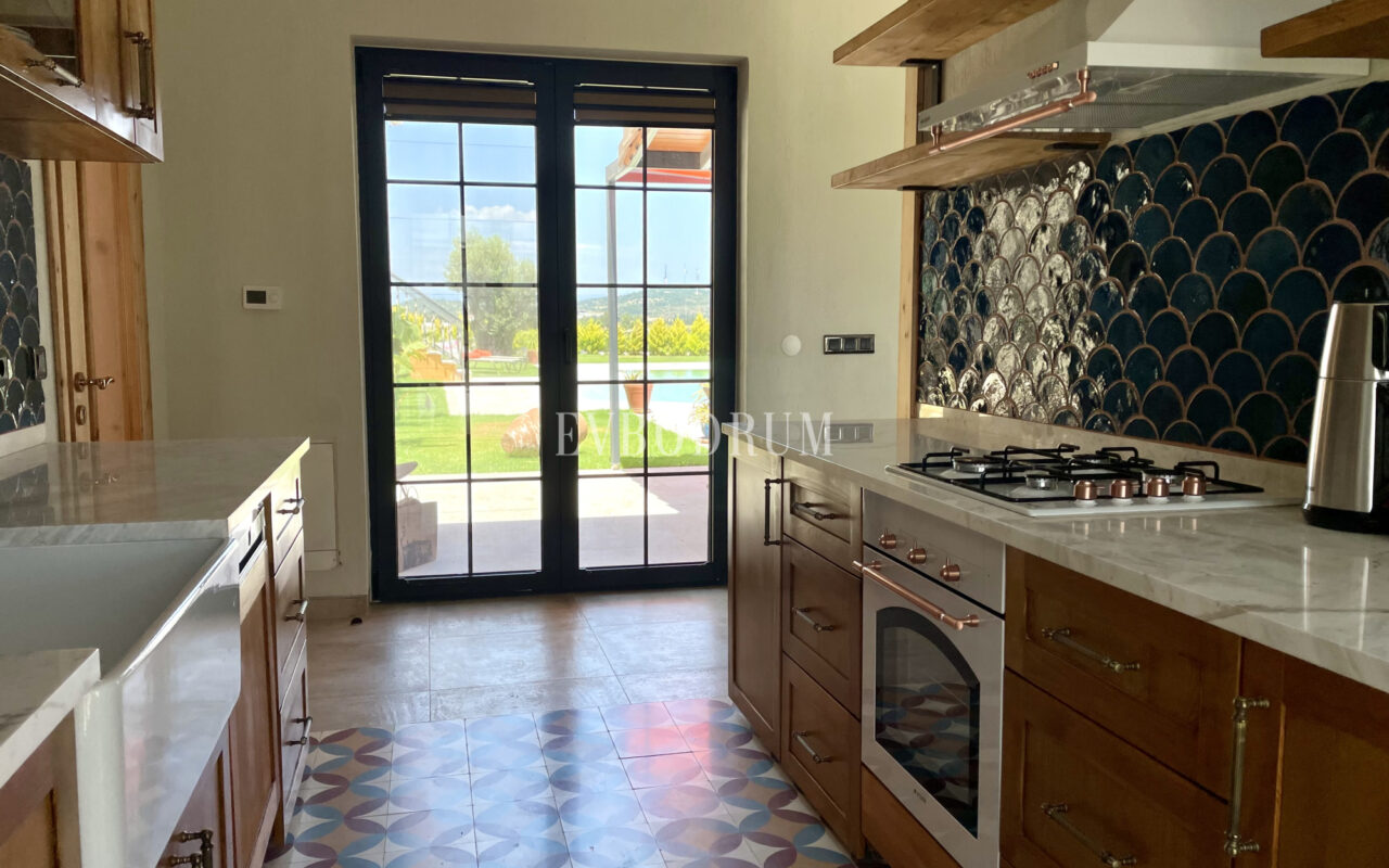 Datça’da Havuzlu Tatil Villası, Aylık Kiralık