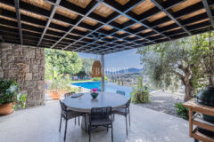 Merkezi lokasyonda zarif, tek katlı, havuzlu villa