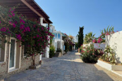 Yıllık kiralık, Kale ve adalar manzaralı Bodrum Evi