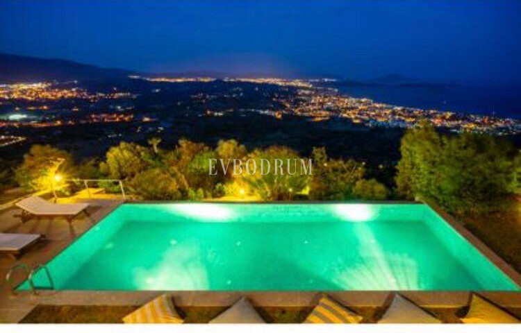 Yahşi’nin en güzel tepesinde, panoramik manzaralı havuzlu villaa – Görsel 15