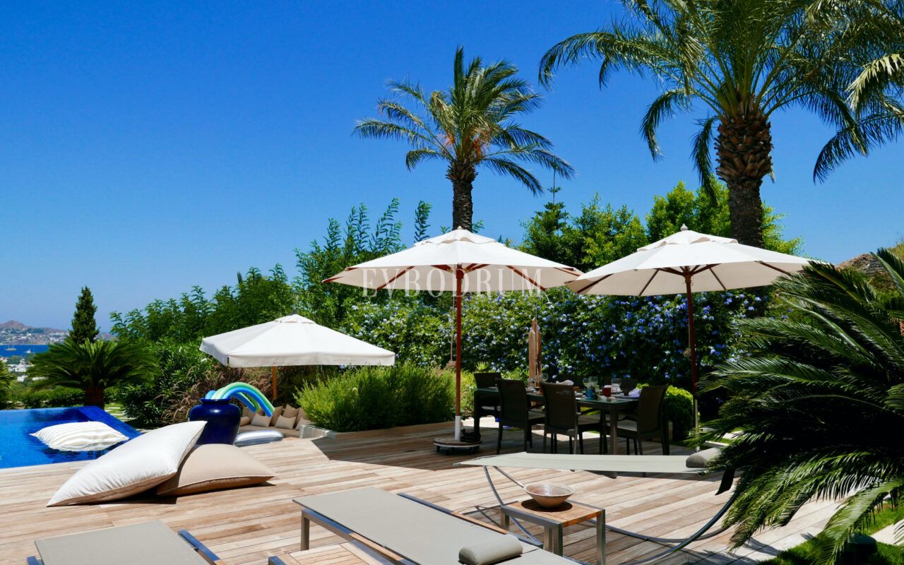 Yalıkavak ve Marina manzaralı olağanüstü özel mülk