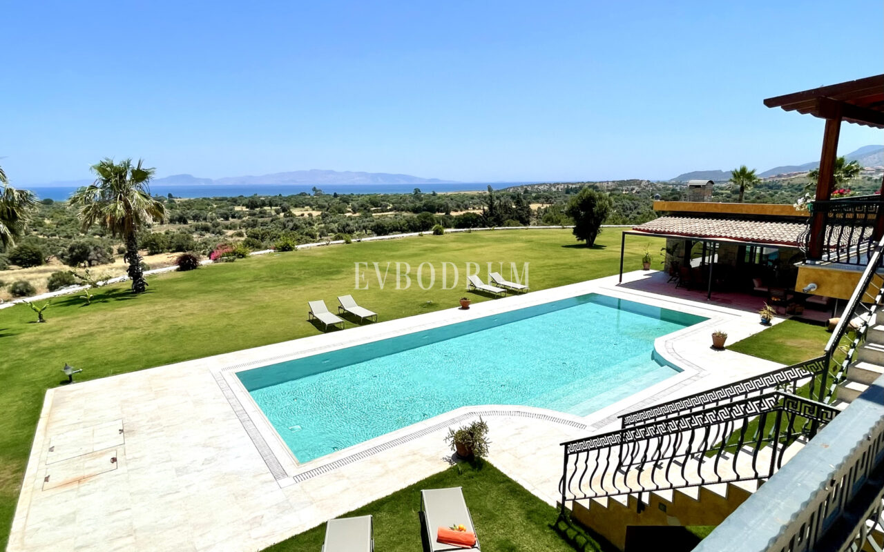 Datça’da Havuzlu Tatil Villası, Aylık Kiralık