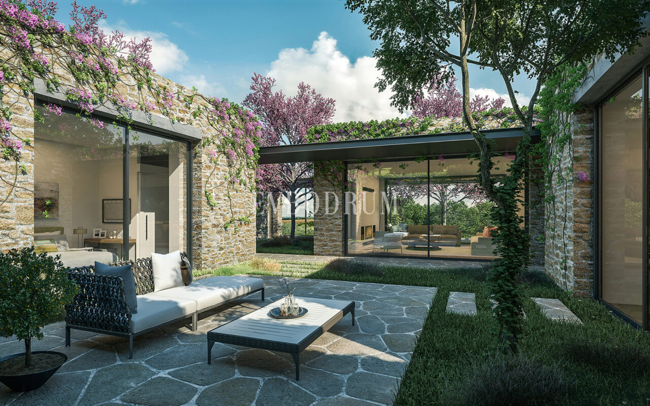 Ödüllü mimarisiyle, tasarım taş villa