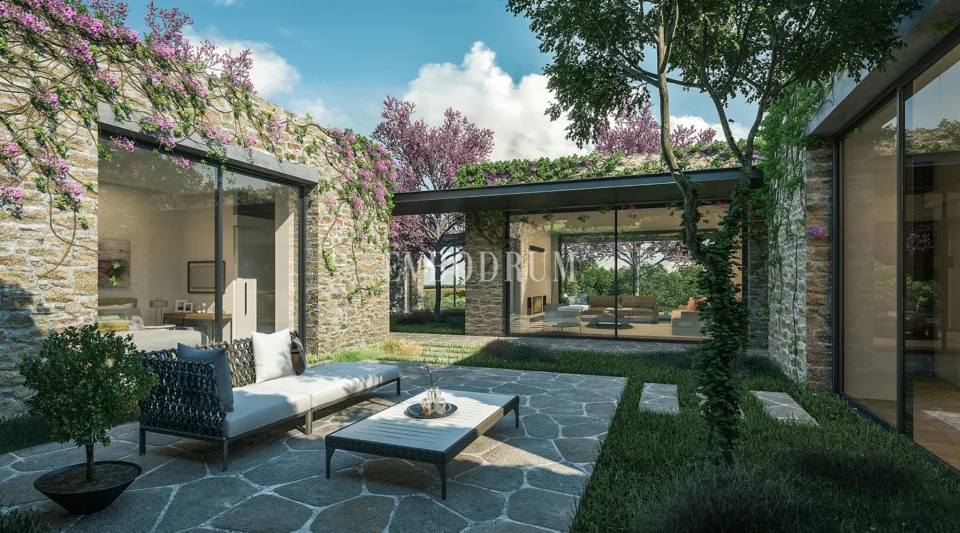 Ödüllü mimarisiyle, tasarım taş villa