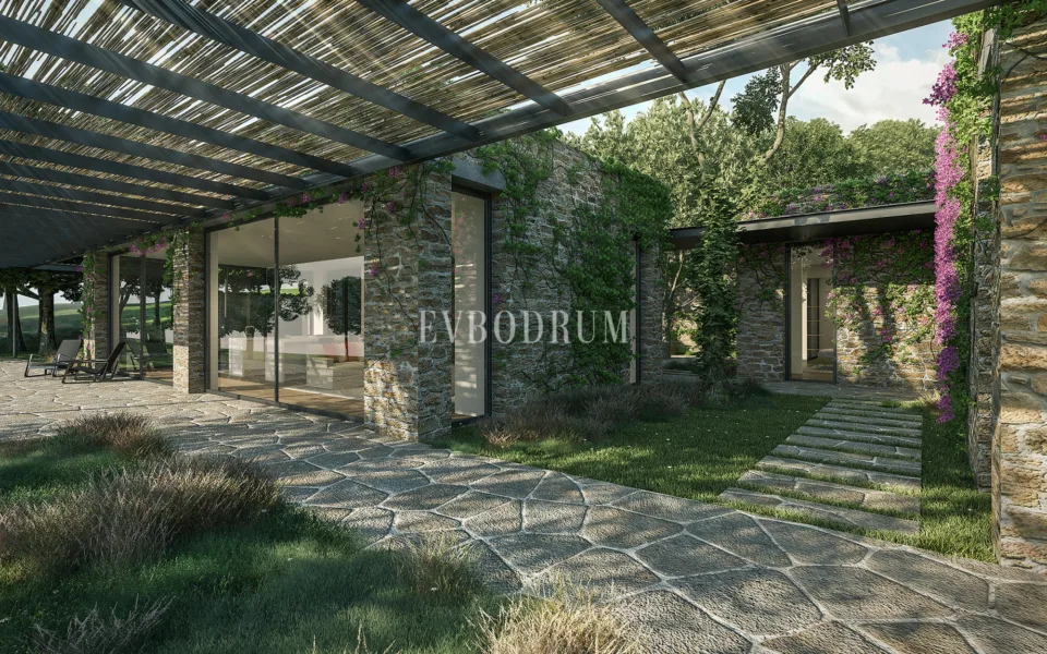 Ödüllü mimarisiyle, tasarım taş villa