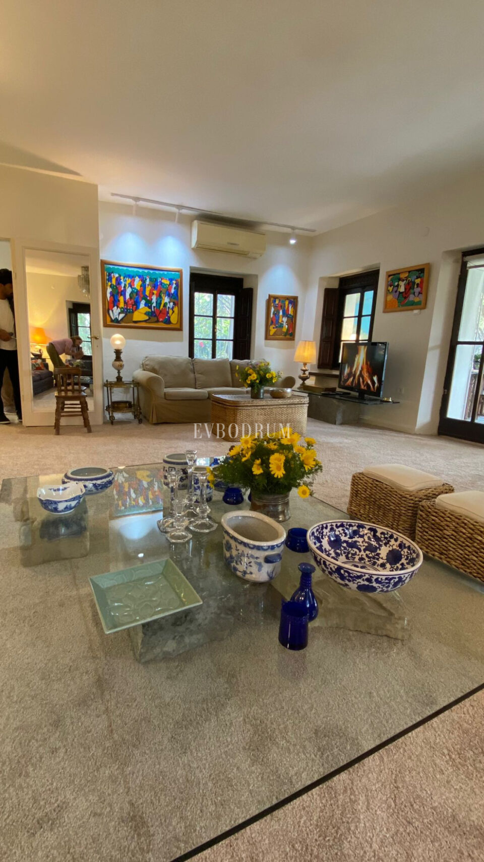 Bodrum, Yeniköy’de geniş, karakteristik kiralık daire