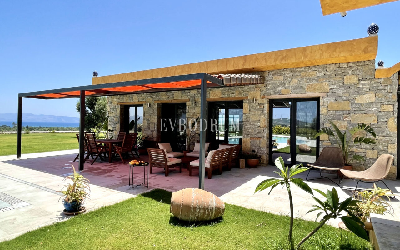 Datça’da Havuzlu Tatil Villası, Aylık Kiralık