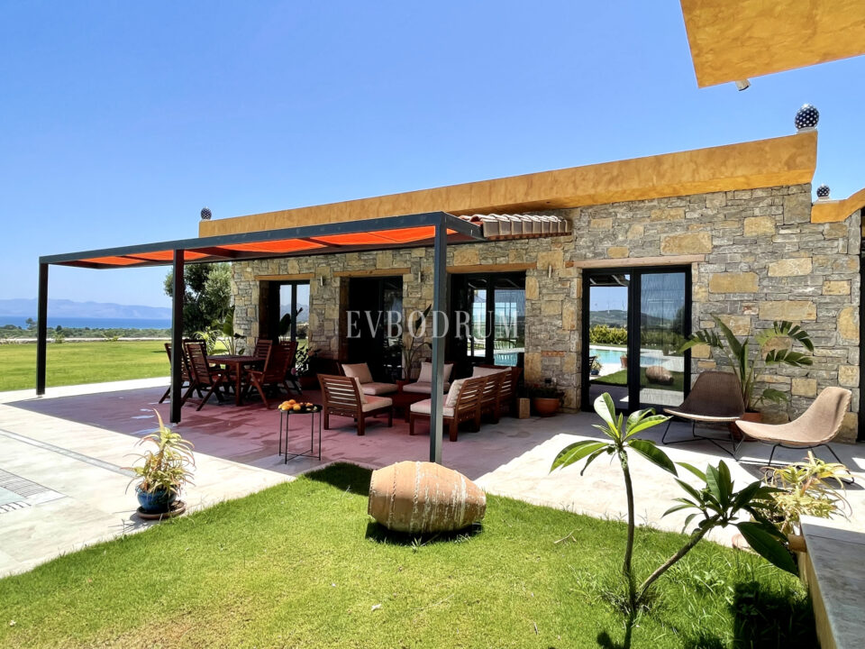 Datça’da Havuzlu Tatil Villası, Aylık Kiralık – Görsel 12