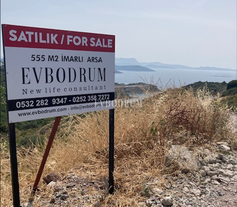 Milas Boğaziçi’nde İmarlı, Tam Deniz Manzaralı Arsalar