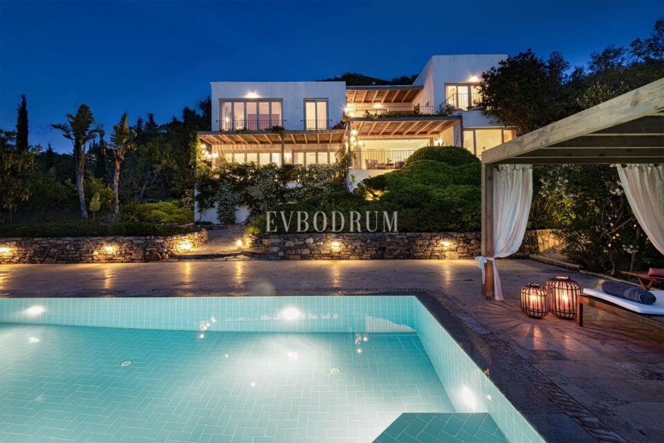 Misafir evi, havuz ve 5.025 m2 peyzajlı bahçesiyle eşsiz villa – Telsiz3