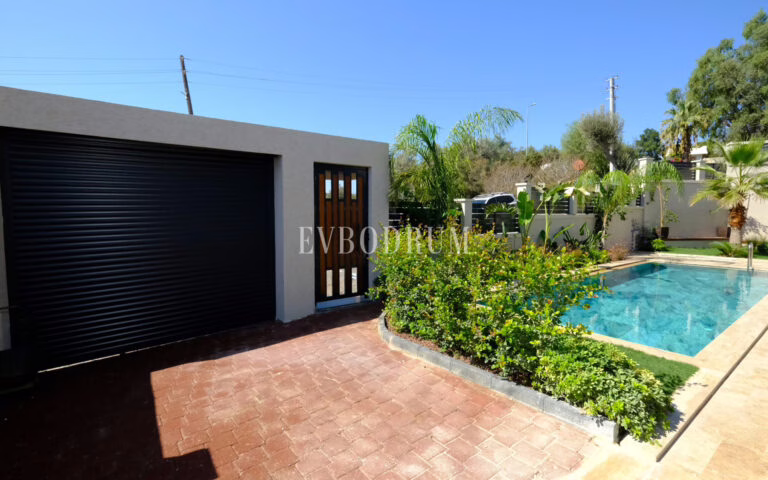 Yalıkavak'ta yeni tamamlanmış, mimari tasarımlı villa – Resim7