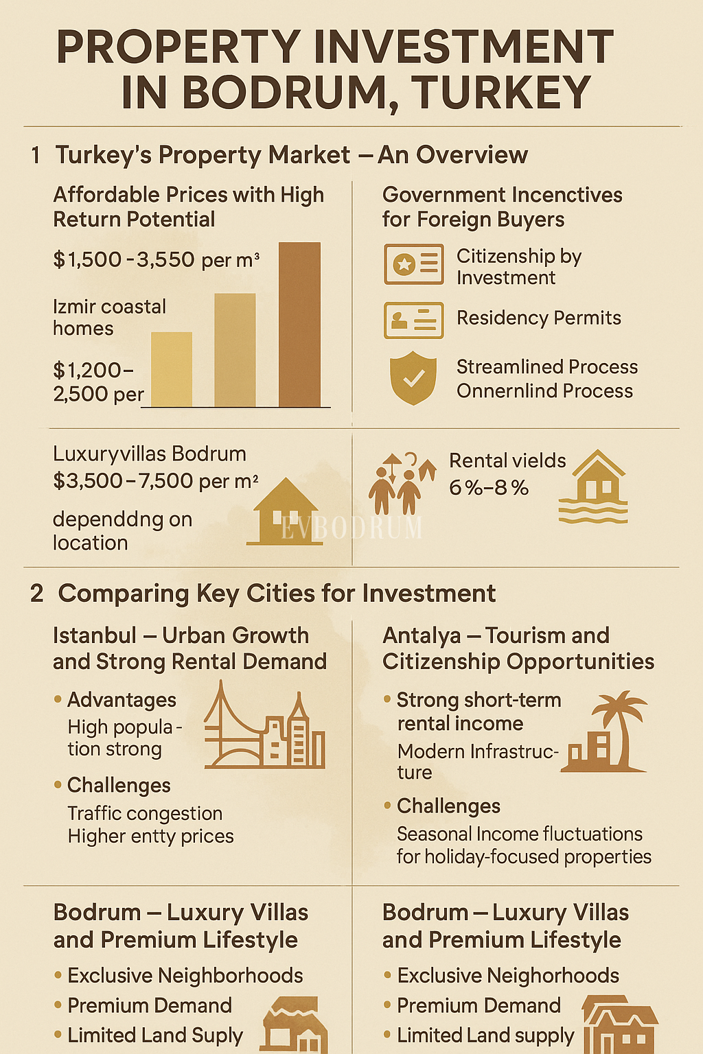 Citizenship by Investment in Turkey and Location Strategy in Bodrum