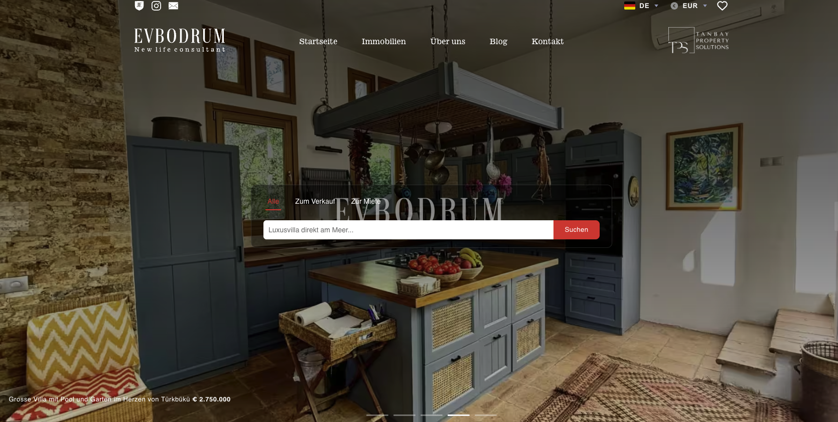 Luxusvillen zum Verkauf in der Türkei