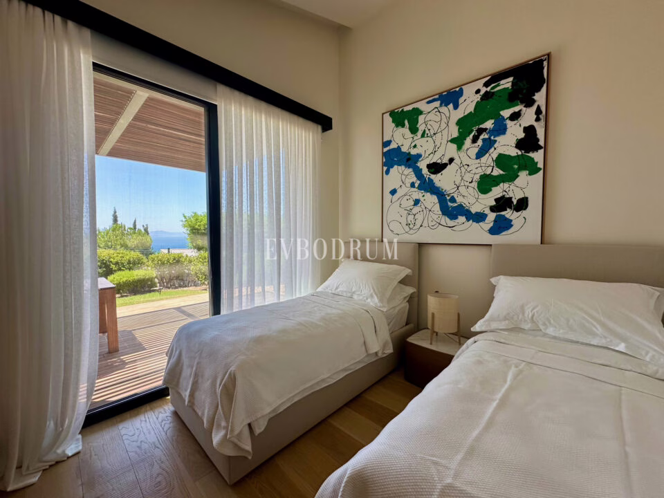 Six Senses Kaplankaya'da Özel Havuzlu ve Plaja Erişimli Lüks 3 Yatak Odalı Villa – Görsel 15