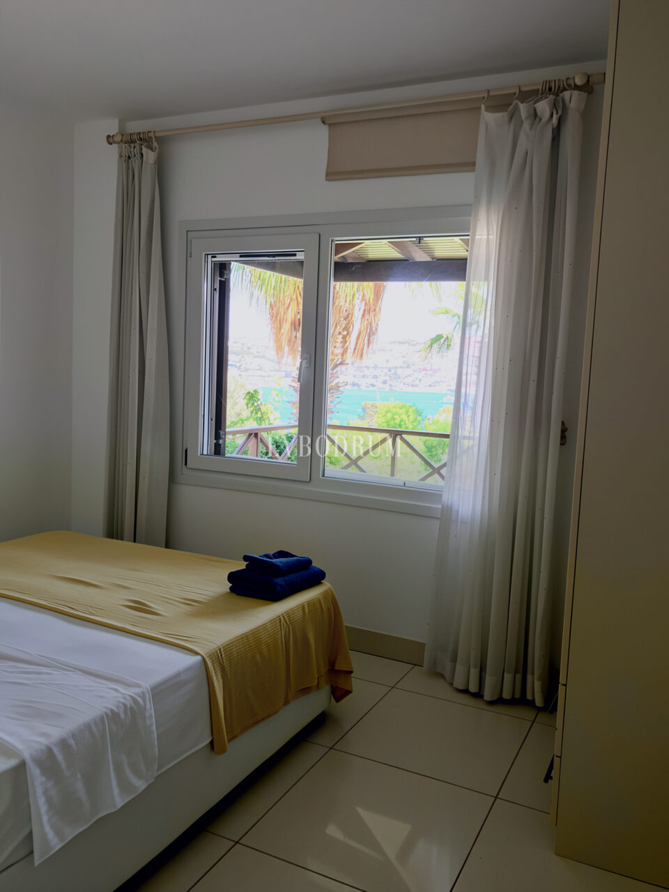 Eckvilla mit Meerblick und privatem Pool in Seba Yasemin Evleri, Gündoğan