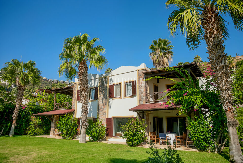 Eckvilla mit Meerblick und privatem Pool in Seba Yasemin Evleri, Gündoğan